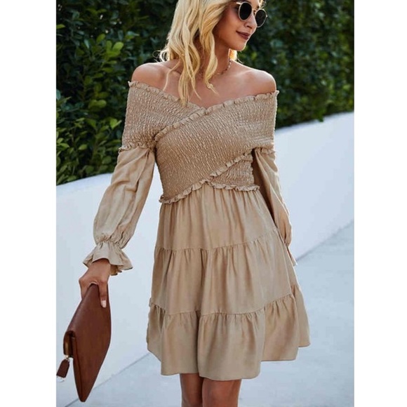 🆕 LAST Khaki Dress NWT | L - Picture 2 of 3